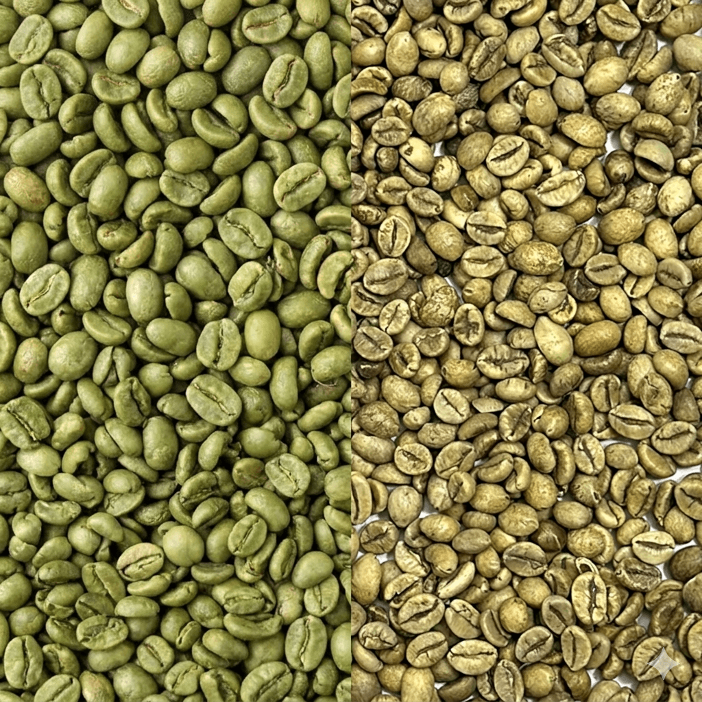 Ugandan coffee bean export